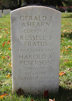 PVT Harold A Peterson 