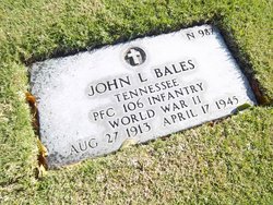 PFC John L Bales 