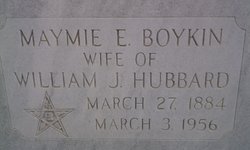 Maymie E. <I>Boykin</I> Hubbard 