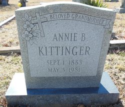 Annie Marriah <I>Brizendine</I> Kittinger 