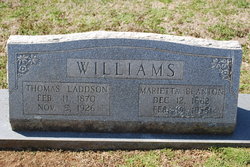Thomas Laddson Williams 