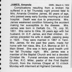 Amanda Christine <I>Batton</I> James 
