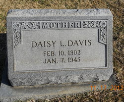 Daisy L <I>Anderson</I> Davis 