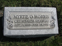 Myrtle Ora “Myrtie” <I>Palmer</I> Morris Crumbaker Shawgo 