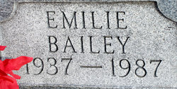 Emilie M <I>Morrell</I> Bailey 