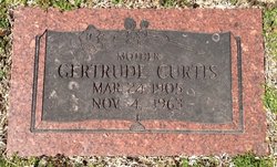 Gertrude Emma <I>Michael</I> Curtis 