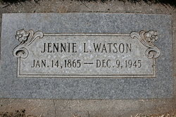 Jane Low “Jennie” <I>Curtis</I> Watson 