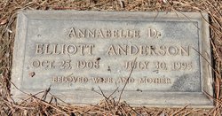 Annabelle Doris <I>Elliott</I> Anderson 