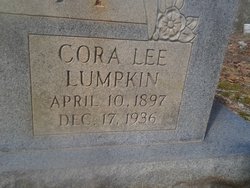 Cora Lee <I>Lumpkin</I> Bennett 