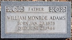 William Monroe Adams 