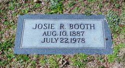 Josie R. <I>Jones</I> Booth 