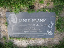 Mary Jane “Janie” Frank 