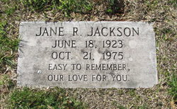 Jane <I>Rosser</I> Jackson 