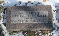 Margaret “Lorraine” Klingler 