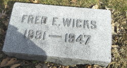 Fred Ernest Wicks 