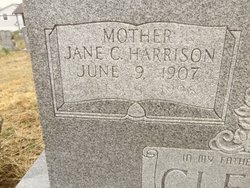 Jane <I>Gabbard</I> Clemmons Harrison 
