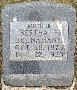Bertha Elizabeth <I>Gann</I> Behnamann 