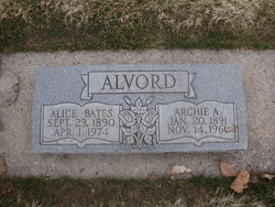 Alice <I>Bates</I> Alvord 