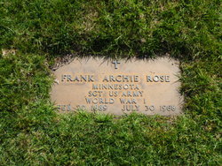 Frank Archie Rose 