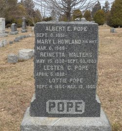 Mary L. <I>Howland</I> Pope 