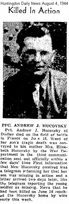 PFC Andrew J Hucovsky 