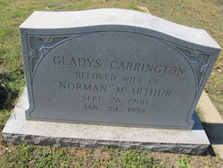 Gladys <I>Carrington</I> McArthur 