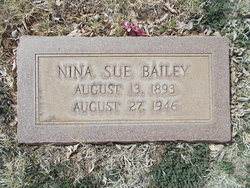 Nina Sue <I>Collins</I> Bailey 
