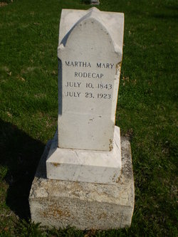 Martha Mary <I>Rodecap</I> Raines 