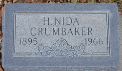 Harriet Nida <I>Harris</I> Crumbaker 