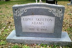 Edna Inez <I>Skelton</I> Adams 