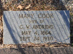 Mary <I>Cook</I> Andrews 