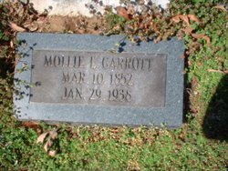 Mollie E <I>Morgan</I> Garrott 