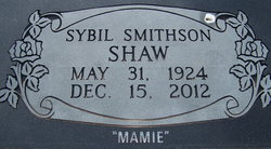 Sybil Mae <I>Smithson</I> Shaw 