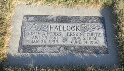 Edith Ann <I>Hobbs</I> Hadlock 