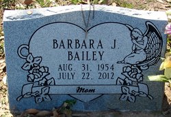 Barbara Jean <I>Daniels</I> Bailey 