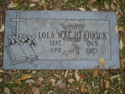 Lola Mae Headrick 