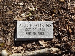Alice <I>Hale</I> Adkins 