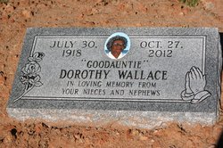 Dorothy “Good Auntie” <I>Gilmore</I> Wallace 