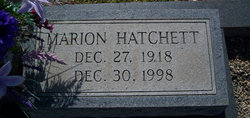 Marion Frances <I>Hatchett</I> Alexander 