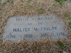Willie K <I>Walker</I> Finlay 