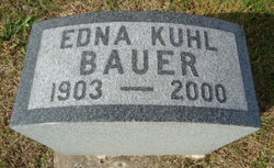 Edna <I>Kuhl</I> Bauer 