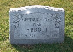 Gertrude Inez <I>Pike</I> Abbott 