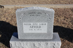 Wanda June <I>Lamar</I> Arnold 