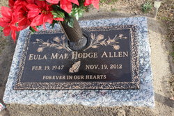 Eula Mae <I>Hodge</I> Allen 