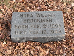 Nora Ruth <I>Weems</I> Brockman 