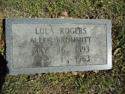 Lula Alma <I>Rogers</I> Brummitt 