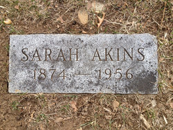 Sarah Rose “Sadie” <I>McGee</I> Akins 