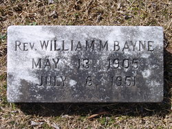 Rev William Millard Bayne 