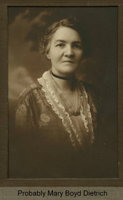 Mary Elizabeth “Mamie” <I>Boyd</I> Dietrich 