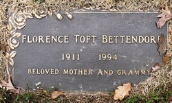 Florence Louise <I>Toft</I> Bettendorf 